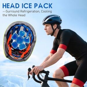 Gel Ice Packs for Hats Outdoor Heat Relief NEW! 2 Pack